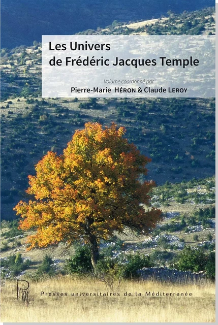 Les Univers de Frédéric Jacques Temple - P-M Héron, C Leroy - UNIV P VALERY