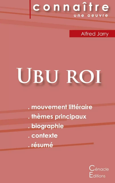 Fiche de lecture Ubu roi de Alfred Jarry (Analyse littéraire de référence et résumé complet) - ALFRED JARRY - CENACLE