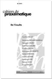 Cahiers de praxématique n° 58