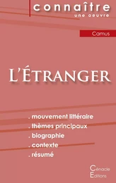 Fiche de lecture L'Étranger de Albert Camus (analyse littéraire de référence et résumé complet)