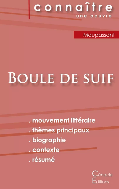 Fiche de lecture Boule de suif de Maupassant (Analyse littéraire de référence et résumé complet) - Guy deMaupassant - CENACLE