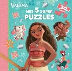 VAIANA - Mes 5 Super Puzzles - 5 puzzles 30 pièces - Disney Princesses -  Collectif - DISNEY HACHETTE