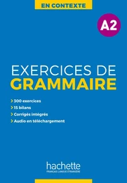 En Contexte - Exercices de grammaire + audio MP3 + corrigés (A2)