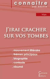 Fiche de lecture J'irai cracher sur vos tombes de Boris Vian (Analyse littéraire de référence et résumé complet)