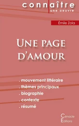 Fiche de lecture Une page d'amour de Émile Zola (Analyse littéraire de référence et résumé complet)