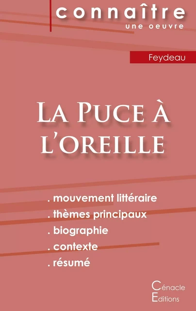 Fiche de lecture La Puce à l'oreille (Analyse littéraire de référence et résumé complet) - Georges Feydeau - CENACLE