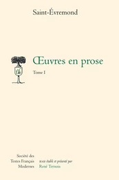 oeuvres en prose