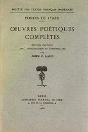 oeuvres poétiques complètes