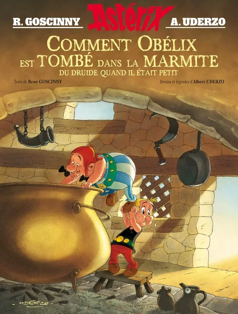 Astérix - Album illustré - Comment Obélix est tombé dans la marmite quand il était petit - HC - René GOSCINNY, Albert Uderzo - ALBERT RENE