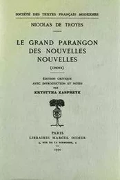 Le Grand Parangon des nouvelles nouvelles