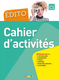 Édito C1 - édition 2015-2018 - Cahier + CD mp3