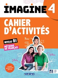 Imagine 4 - Niv. B1 - Cahier + numérique inclus