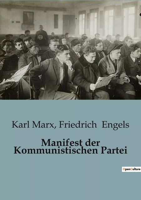 Manifest der Kommunistischen Partei - Friedrich Engels, Karl MARX - SHS EDITIONS