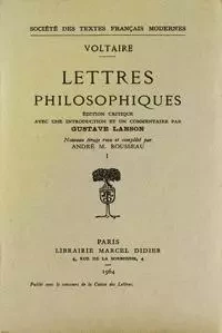 Lettres philosophiques I -  Voltaire - STFM