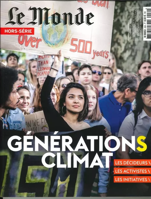 Le Monde HS N°69 Générations climat - octobre 2019 -  Collectif - MONDE HORSERIE