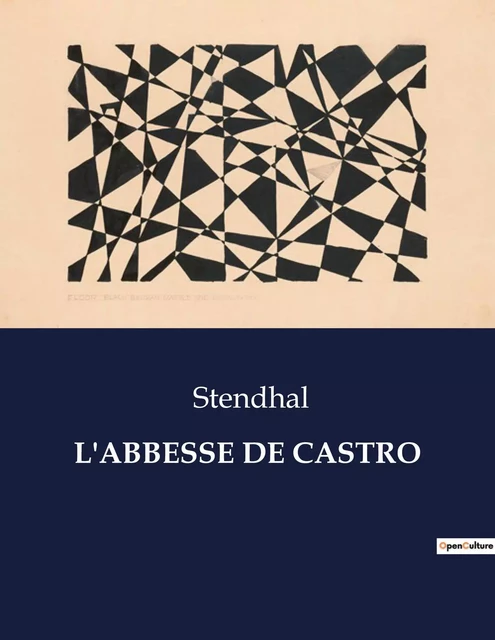 L'ABBESSE DE CASTRO -  Stendhal - CULTUREA