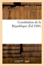 Constitution de la République