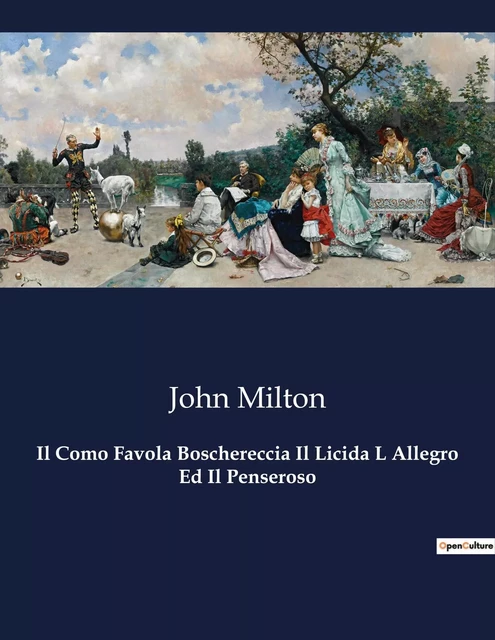 Il Como Favola Boschereccia Il Licida L Allegro Ed Il Penseroso - John Milton - CULTUREA