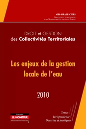 Droit et gestion des collectivités territoriales - 2010