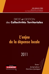 Droit et gestion des collectivités territoriales - 2011