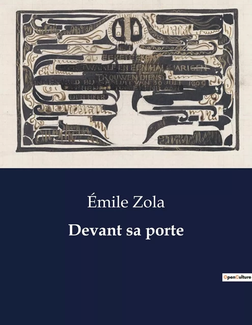 Devant sa porte - Émile Zola - CULTUREA