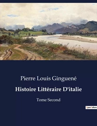 Histoire Littéraire D'italie