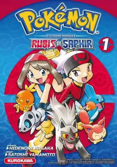 Pokémon Rubis et Saphir - tome 1 - Hidenori Kusaka - Univers Poche