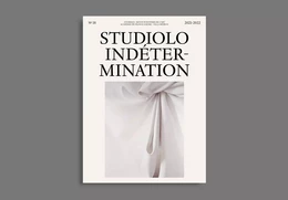 Revue Studiolo, n°18, "Indétermination"