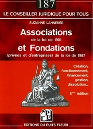 Associations de la loi 1901 et fondations (privées et d'entreprises) de la loi de 1987