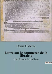 Lettre sur le commerce de la librairie