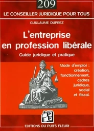 L'entreprise en profession libérale