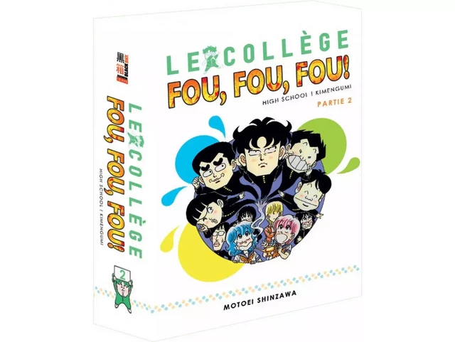 Le Collège Fou Fou Fou - Partie 2 (tomes 1 à 10) - Coffret Collector Limité - Motoei Shinzawa - IDP HOME VIDEO