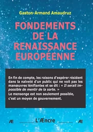 Fondements de la renaissance européenne