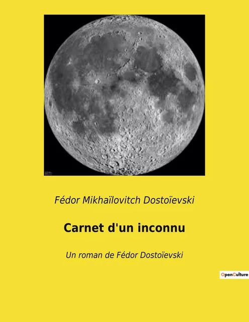 Carnet d'un inconnu - Fédor Mikhaïlovitch Dostoïevski - CULTUREA