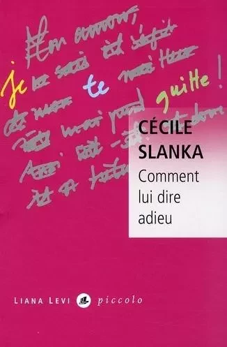 Comment lui dire adieu - Cécile Slanka - LEVI