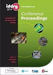 IDDRG 2014, CONFERENCE PROCEEDINGS INNOVATIONS FOR THE SHEET METAL INDUSTRY, JUNE 1-4 2014, PARIS, F