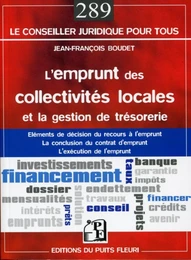 L'emprunt des collectivités locales et la gestion de trésorerie