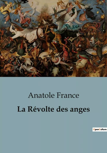 La Révolte des anges - Anatole France - SHS EDITIONS