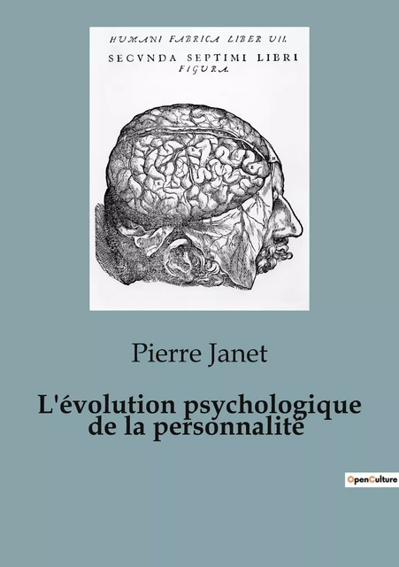 L'évolution psychologique de la personnalité - Pierre Janet - SHS EDITIONS