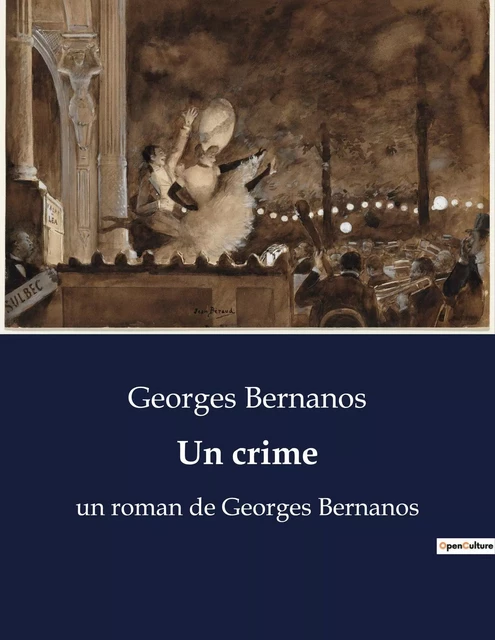 Un crime - Georges Bernanos - CULTUREA