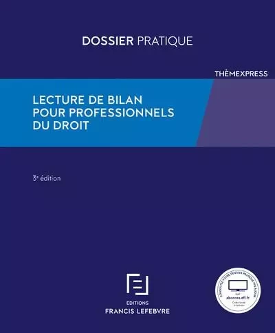 Lecture de bilan pour professionnels du droit -  Collectif - Groupe Lefebvre Dalloz