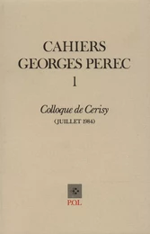 Cahiers Georges Perec