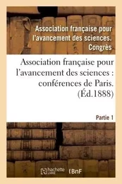 Association française pour l'avancement des sciences. 39. P1