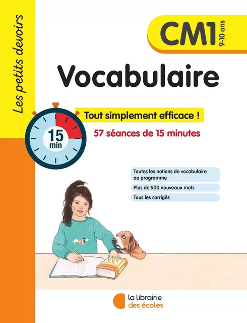 Les petits devoirs - Vocabulaire CM1 -  - LIB DES ECOLES