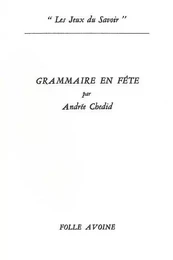 Grammaire en fête