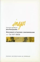 Documents d'histoire contemporaine