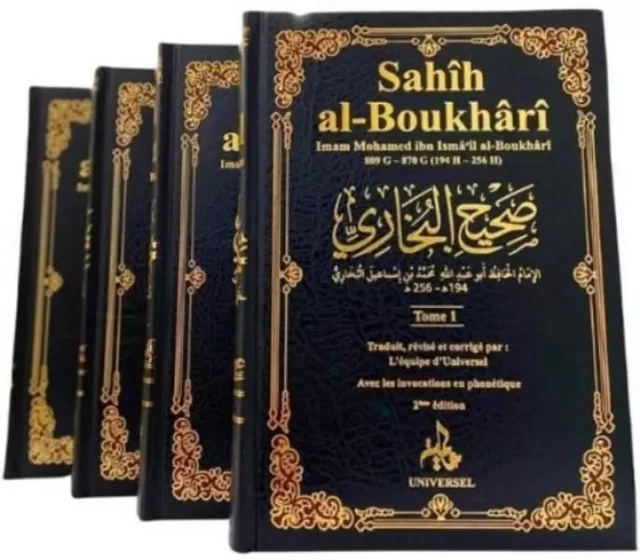 Sahîh al-Boukhârî - 4 Tomes - Boukhârî Ibn Ismâ'îl al-Boukhârî - UNIVERSEL