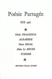 Poésie partagée / Été 1987