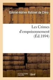 Les Crimes d'empoisonnement