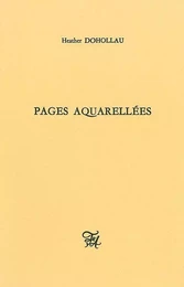 Pages aquarellées